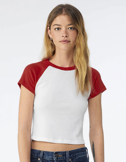 Women´s Micro Rib Raglan Baby Tee