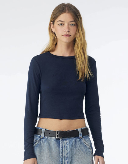 Women´s Micro Rib Long Sleeve Baby Tee
