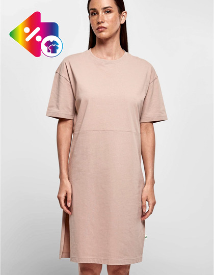 Ladies´ Organic Oversized Slit Tee Dress