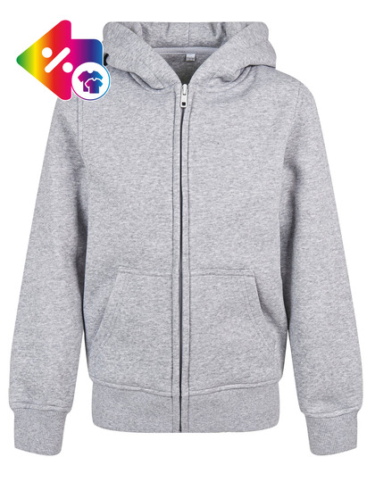 Kids´ Organic Basic Zip Hoody