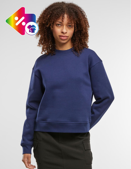 Ladies Oversized Crewneck Sweatshirt