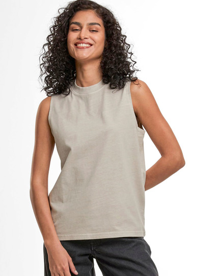 Ladies Vintage Washed Sleeveless Tee