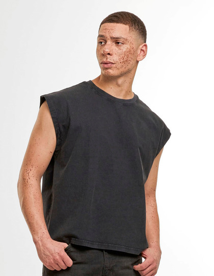 Vintage Cropped Heavy Sleeveless Tee
