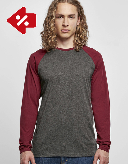 Men´s Contrast Raglan Longsleeve T-Shirt