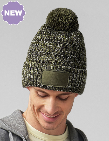 Ramble Patch Pom Beanie