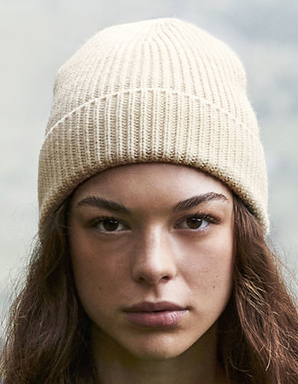Engineered Knit Ribbed Beanie