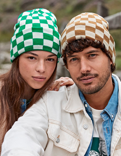 Checkerboard Beanie