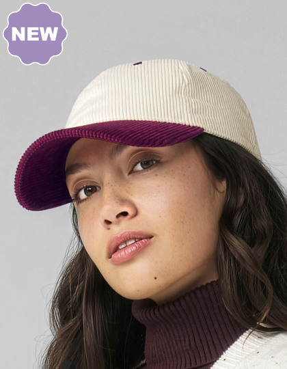 Contrast Peak Corduroy Cap