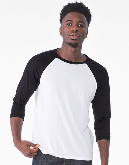 Unisex 3/4 Sleeve Baseball T-Shirt