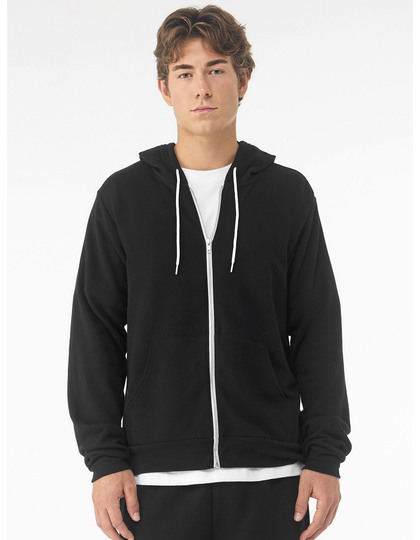 Unisex Poly-Cotton Fleece Full-Zip Hoodie