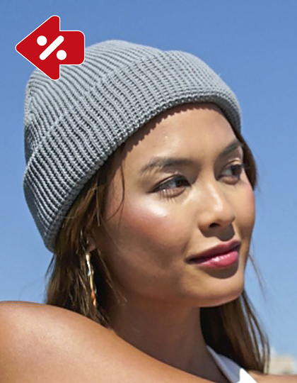 Recycled Yarn Waffle Knit Beanie