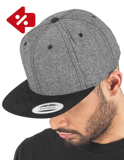 Chambray-Suede Snapback