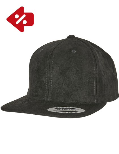 Suede Leather Snapback