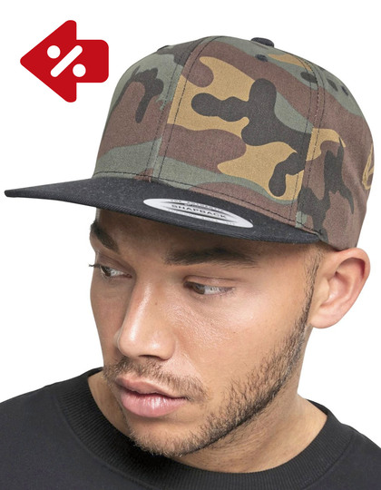 Classic Snapback 2-Tone Camo Cap