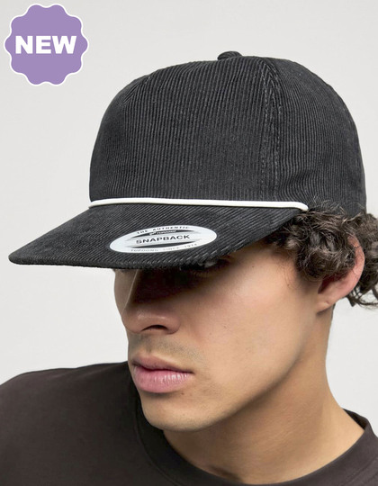 YP CLASSICS Unstructured Corduroy cap with braid rope