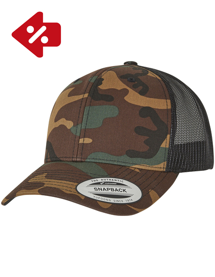 Retro Trucker Camo Cap