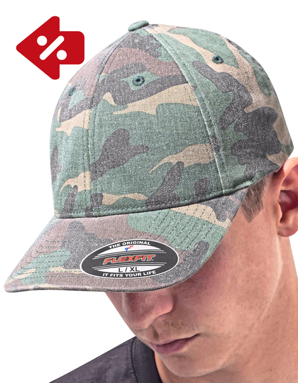 Flexfit Garmet Washed Camo Cap