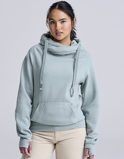 Cross Neck Hoodie