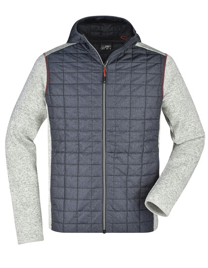 Men´s Knitted Hybrid Jacket