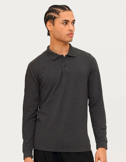 Men´s Long-Sleeve Piqué Polo Shirt Perfect