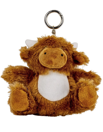 Highland Cow Key Ring