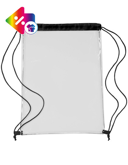 Transparent PVC Drawstring Backpack