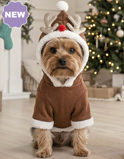 Dog Reindeer Hoodie