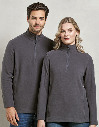 Unisex ´Recyclight´ 1/4 Zip Micro Fleece