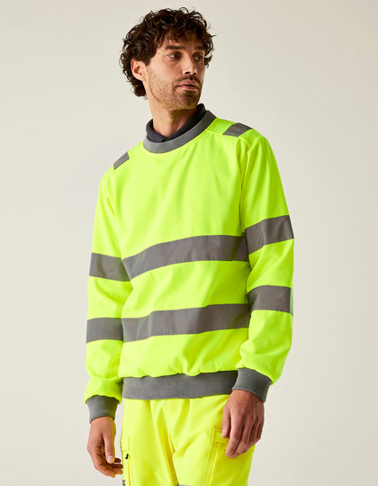 Hi-Vis Pro Contract Crew Neck Sweatshirt