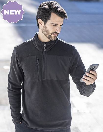 Active Printable Half Zip Microfleece Sweat