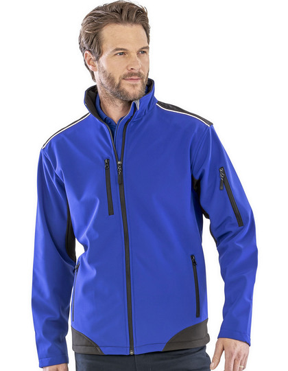 Ripstop Soft Shell Workwear Jacket With Cordura Panels