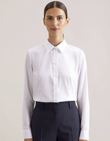 Women´s Blouse Regular Fit Fine Twill Longsleeve