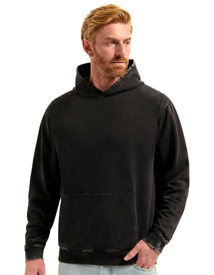 Unisex Vintage Organic Cotton Hooded Sweatshirt