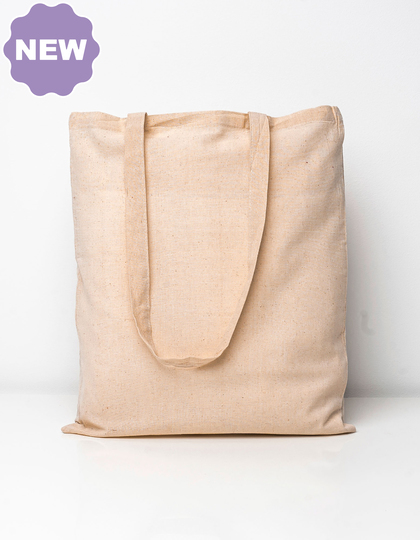 Classic Cotton Bag Natural Long Handles