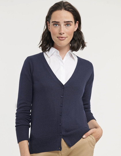 Ladies´ V-Neck Knitted Cardigan